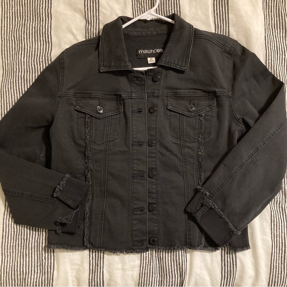 Maurices crop jean jacket